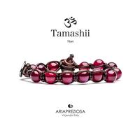 Bracciale Pietra Tibetano Agata rossa Tamashii Unisex 1 giro BHS900-34