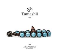 Bracciale Pietra Tibetano Giada Sky Blue Tamashii Unisex 1 giro BHS900-196