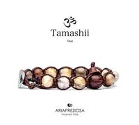 Bracciale Pietra Tibetano Legno fossile Tamashii Unisex 1 giro BHS900-78