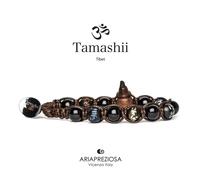 Bracciale Pietra Tibetano Onice Tamashii Unisex Mantra BHS200-1