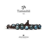 Bracciale Pietra Tibetano Stone collar blu Tamashii Unisex 1 giro BHS900-204