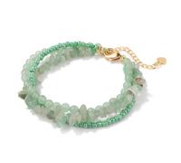 Bracciale Pietre Naturali, Braccialetti Elastici Reiki Yoga Con Cristalli In Rilievo, Leggeri E Di Lusso, Con Chiusura A Moschettone Regolabile, A Tre Strati, In Pietra Preziosa Naturale, Gioielli E