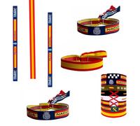 Bracciale Polizia Nazionale Guardia Civile Locale Croce Borgogna Militare Pack 3pcs Spagna Tessuto Ricamo Unisex, 35cm x 1,5cm, Nylon, Nessuna pietra preziosa