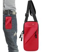 Bracciale Porta Telefono per Running - Pelle PU Impermeabile | Fascia da Braccio per Smartphone - per Donne Uomini Ragazzi Adulti Trekking Gym Viaggi Fitness Wilderness