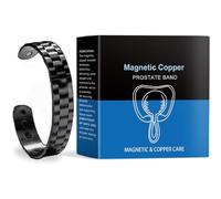 Bracciale prostatico magnetico in rame Aexzr, braccialetto prostatico Aexzr - Migliora la circolazione, braccialetto prostatico magnetico in rame Aexzr migliora la circolazione sanguigna (Black)