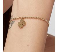 Bracciale Quadrifoglio Dorato Sagapo Donna Acciaio SSM016 S’Agapõ
