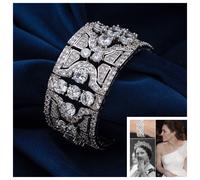 Bracciale Quartrefoil Di Sua Maestà La Regina Con Zirconie Cubiche 5A