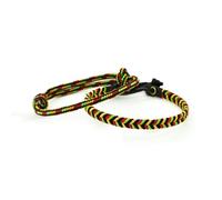 Bracciale Rasta in Filo Elasticizzato Bandiera Rasta Hippie Bod Marley Giamaica