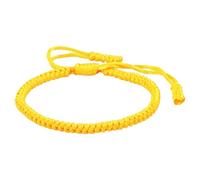 Bracciale realizzato a mano contro la nausea, in tibetano, regolabile, per uomo, santuari, morte, Taglia unica, Filo Nankan, Nessuna pietra preziosa