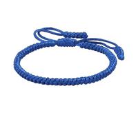 Bracciale realizzato a mano contro la nausea, in tibetano, regolabile, per uomo, santuari, morte, Taglia unica, Filo Nankan, Nessuna pietra preziosa