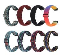 Bracciale Regolabile Per Garmin Forerunner 735XT In Nylon Intrecciato Elastico