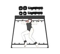 Bracciale Regolabile Per Le Mani E Le Gambe In Nylon Classico Nero Lineare Per I Principianti Per La Casa Aerobico Fitness Cintura -D37