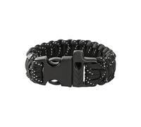 Bracciale Riflettente Paracord Survival - Corda per Paracadute a Core Intrecciata con Tubo di Emergenza, Braccialetto con Fibbia di Facile Apertura | Ultima Attrezzatura di Sopravvivenza