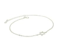 Bracciale Rigido a Catena, Bracciale da Donna in Argento Sterling 925 Bracciale Stella di David Regolabile Moda Donna Gioielli in Argento Sterling Regali for Lui