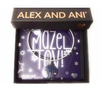Bracciale Rigido Alex And Ani Mazel Tov In Argento Lucido NWTBC