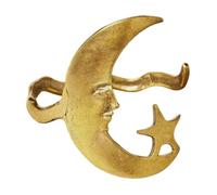 Bracciale rigido da donna, con luna e stella, regolabile, stile casual, decorazione formale per laurea, compleanno, matrimonio, San, Refer to description, Metallo, Unisex