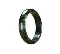 Bracciale rigido da donna, giada verde naturale, gioiello dal design elegante per matrimoni e occasioni speciali, confezione regalo inclusa, accessorio portafortuna