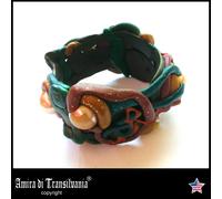 Bracciale Rigido da Donna Gioiello Braccialetto Intrecciato Largo Lusso Elegante