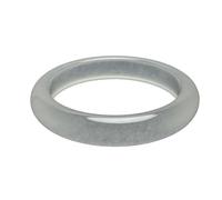 Bracciale rigido da donna in giada, gioiello portafortuna naturale, elegante confezione regalo per accessori spirituali, ideale per occasioni e uso quotidiano