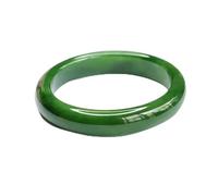 Bracciale rigido da donna in giada naturale, certificato incluso, accessorio rotondo per gioielli, elegante confezione regalo per occasioni speciali, regalo perfetto per gioielli