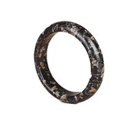 Bracciale rigido da donna in giada naturale, gioiello Fengshui regalo per moglie o mamma, include certificato di autenticità, design elegante per il benessere spirituale
