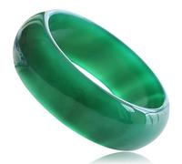 Bracciale rigido da donna in giada verde naturale, braccialetto portafortuna in vera giada con scatola per gioielli, accessorio alla moda certificato per uno stile elegante e un regalo significativo
