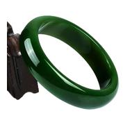 Bracciale rigido da donna in vera giada, colore verde naturale, accessorio elegante con certificato di autenticità, perfetto per regali o per uso personale