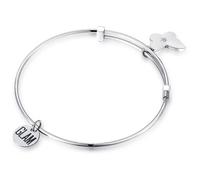 Bracciale Rigido Donna Acciaio Sagapo Happy Cuore Stella Farfalla SHAD01-04-08