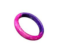 Bracciale Rigido in Giada alla Moda per Donna Bracciale Porta Fortuna e ricchezza Bracciale Rigido in Pietra di Giada Colorata Genuina per Regalo di Nozze di Compleanno per Donna