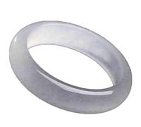 Bracciale rigido in giada da donna, con pietra naturale, elegante regalo di cristallo, accessorio elegante per ogni occasione, alla moda