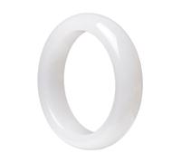 Bracciale rigido in giada da donna, elegante ciondolo portafortuna, accessorio per l'uso quotidiano, idea regalo unica perfetta con scatola portagioie, 63-64mm