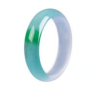 Bracciale rigido in giada da donna, gioiello in giada naturale, accessorio elegante per occasioni speciali, design senza tempo per feste e regali, 54-55mm