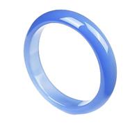 Bracciale rigido in giada, gioiello Feng Shui naturale, portafortuna, per occasioni eleganti, design blu, accessori da donna fatti a mano