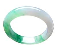 Bracciale rigido in giada per donne e ragazze, gioiello rotondo pronto da regalare con certificato di autenticità, ideale per occasioni speciali, accessorio elegante per qualsiasi celebrazione
