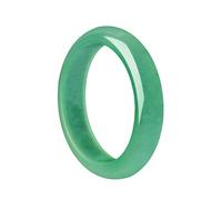 Bracciale rigido in giada verde naturale con scatola portagioie, accessorio elegante per tutte le occasioni, design autentico in giadeite