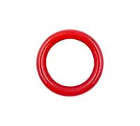 Bracciale Rigido Rotondo alla Moda in Giada Rossa per Donna Bracciale Cinese di buona Fortuna e ricchezza Donna Elegante Braccialetto Rigido in Vera Pietra di Giada Rossa Compleanno (Round Red1,