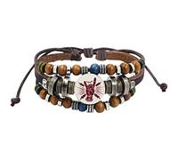 Bracciale rosa Bracciale Polso Anelli in pelle artificiale sono il regalo perfetto per amici, amiche, fidanzate e compagni di classe Per Impilabile Bracciale Bracciale Gioielli, Taglia unica, PU