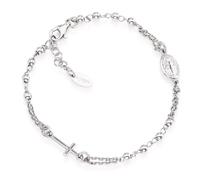 BRACCIALE ROSARIO ARGENTO AMEN