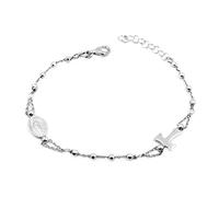 Bracciale Rosario Tau in Argento 925 Argento