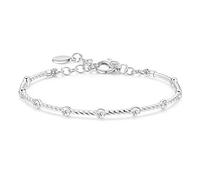 Bracciale Rosato Componibile in Argento con Zirconi - Storie - RZB004