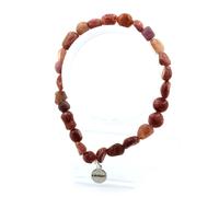 Bracciale Rubino Del Brasile. Taglia Personalizzabile. Fabbricato In Francia.