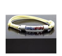 Bracciale Rubino + Zaffiro Grezzo. Colore Beige.