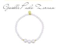 Bracciale Rue des mille elastico tre perle WHITESIDE BR-019-M3-AU