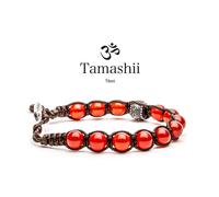 Bracciale RUOTA DELLA PREGHIERA AGATA ROSSO PASSIONE Tamashii Unisex