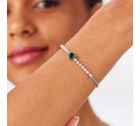 Bracciale S'agapo Cuore Verde Regalo Cresima Ragazza SDZ154 Acciaio Sagapo