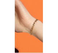 Bracciale Sagapò Donna Acciaio Dorato Catena Grumetta Regalo Compleanno SHK14