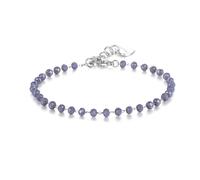 Bracciale Sagapo Donna Acciaio Sfere Vetro Viola Malva Regalo Lei SHAL17