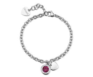 Bracciale Sagapo SKT62 Cuore Punto Luce Idea Regalo Compleanno Ragazza