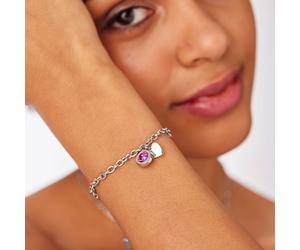 Bracciale Sagapo SKT62 Cuore Punto Luce Regalo per Sorella Originale