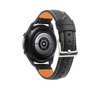 INF - Bracciale Samsung Galaxy Watch 3 (41 Mm) In Pelle Nero - SPEDIZIONE GRATUITA